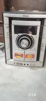 Sony music system with box and one walk man