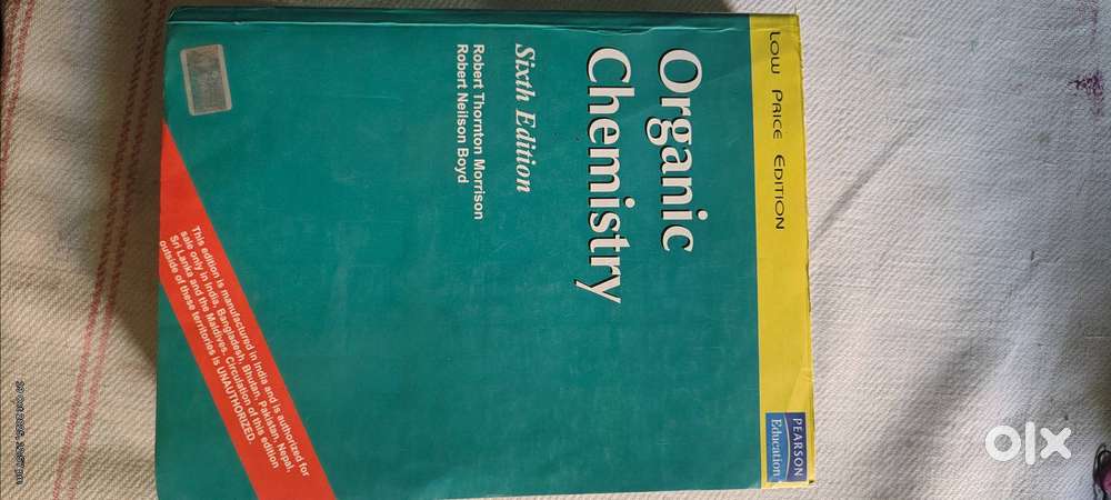 Organic chemistry by morrison and boyd used