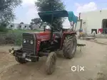 Massey 245 and new rotavator