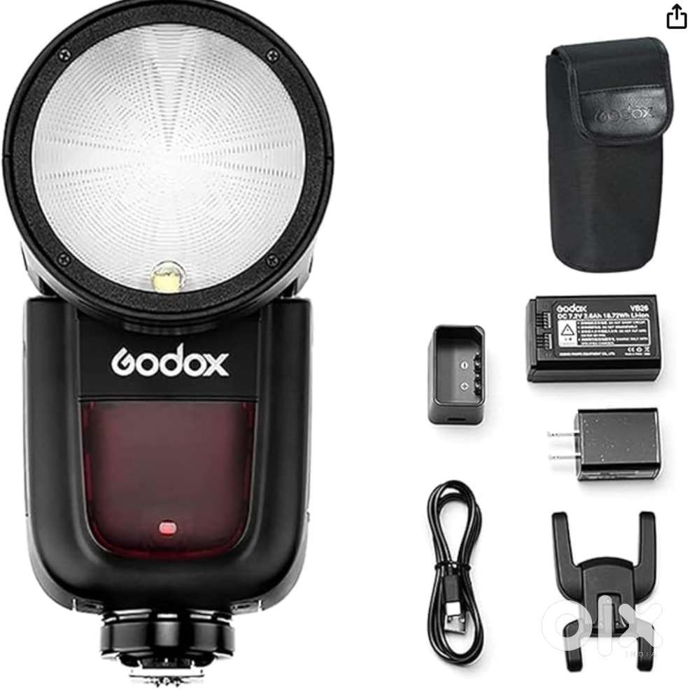 Godox V1-N Round Head Camera Flash Speedlite Flash for Nikon DSLR Came