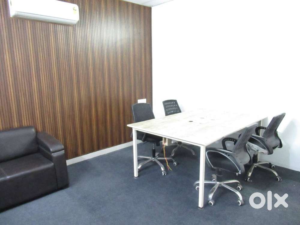 furnished office with boos cabin for rent