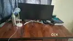 Computer table with cupboard