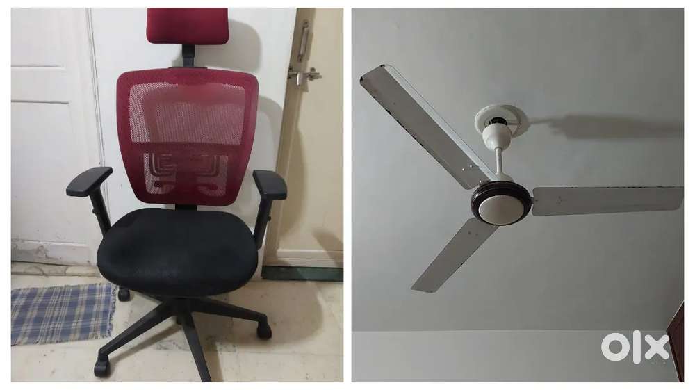 Office Chair & Selling Fan