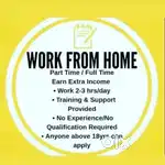 Work from home (part time and full time)