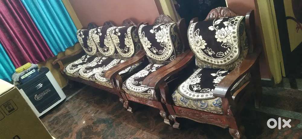 Wooden sofa