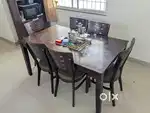 6 seater Dining table Wooden top