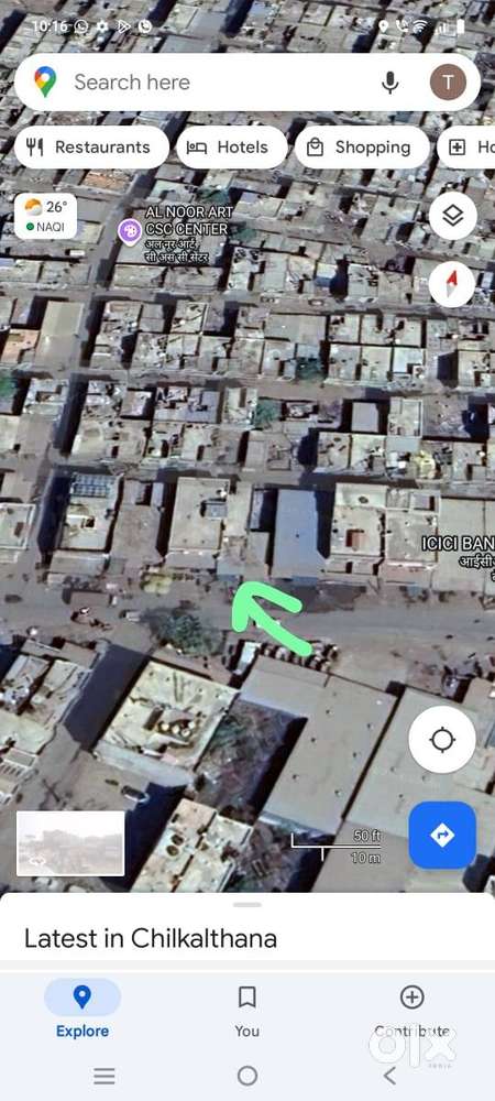 Road touch plot in Naregaon opposite patel tower
