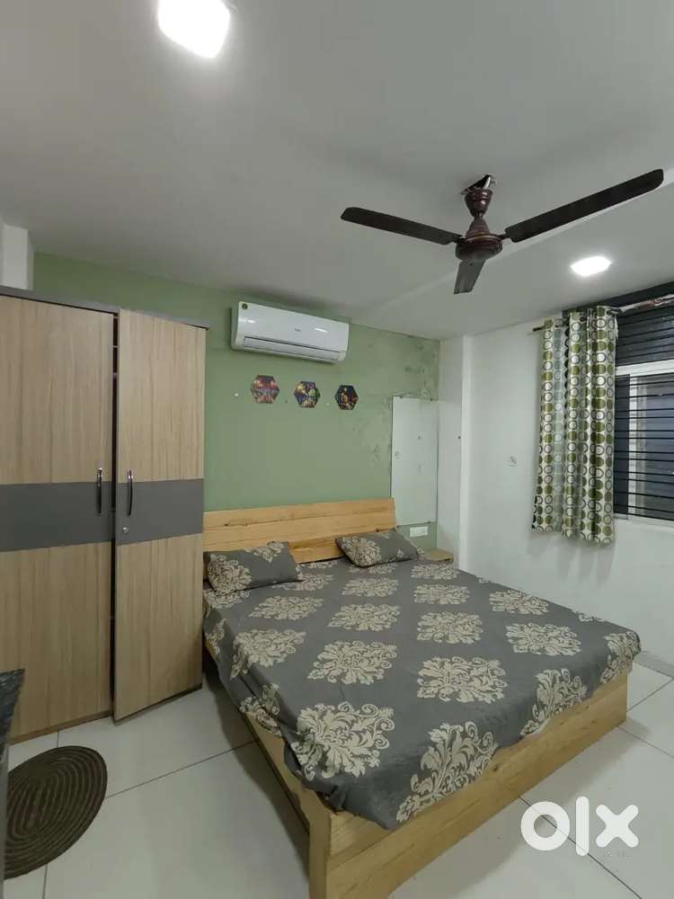 Zero Brokerage!! furnished 1 RK near sky corporate park BRTS