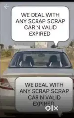 We purachase any scrap car n valid expired cars