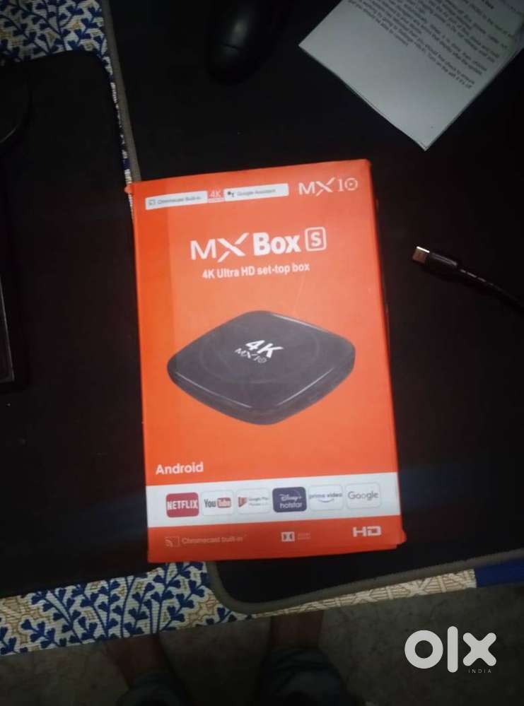 Android Box, Google home mini, Airtel 4g dongle