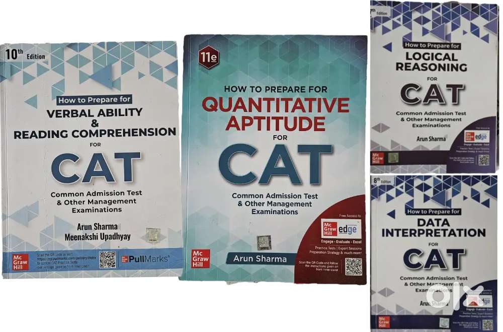Arun Sharma CAT Quants + LRDI + VARC Books