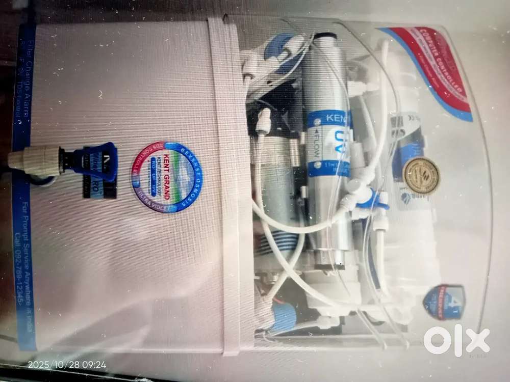 Kent water purifier ro+uv+uf+mtds well maintained good purifier