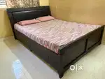 Queen bed with storage