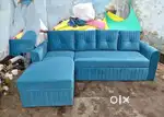 New brand l sofa cum bed