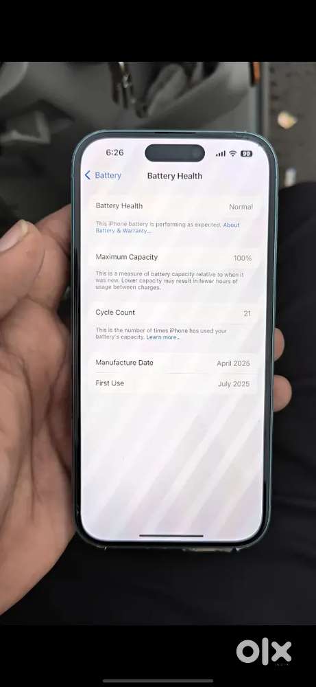 Iphone 16 (Teal)128gb