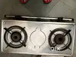 Two burner Stainless steel Gas stove
