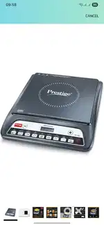Prestige PIC 20 1600 Watts Induction Cooktop Indian Menu Option