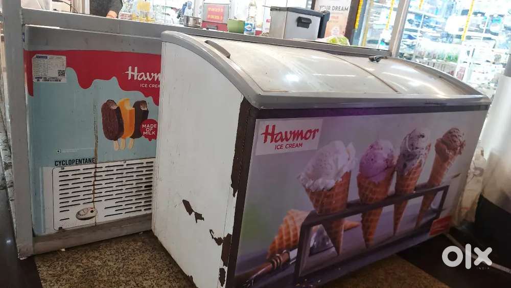 Glass top deep freezer