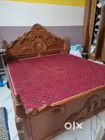 King size teak cart