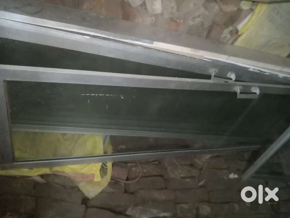 Aluminium channel door  (7ft × 2ft) with channels