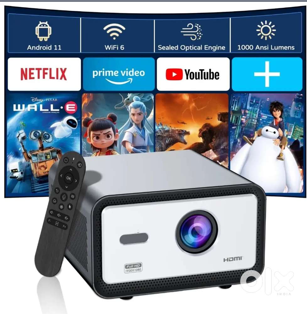 4K HDR ARC Automatic Focus Dust free voice control projector -28000LM