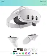 Meta quest 3 128 gb with rechargeable batteries for controller