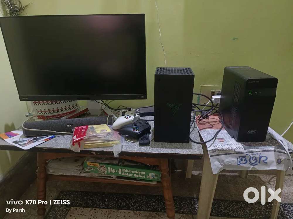 Xbox series x with benq mobiuz gaming monitor
