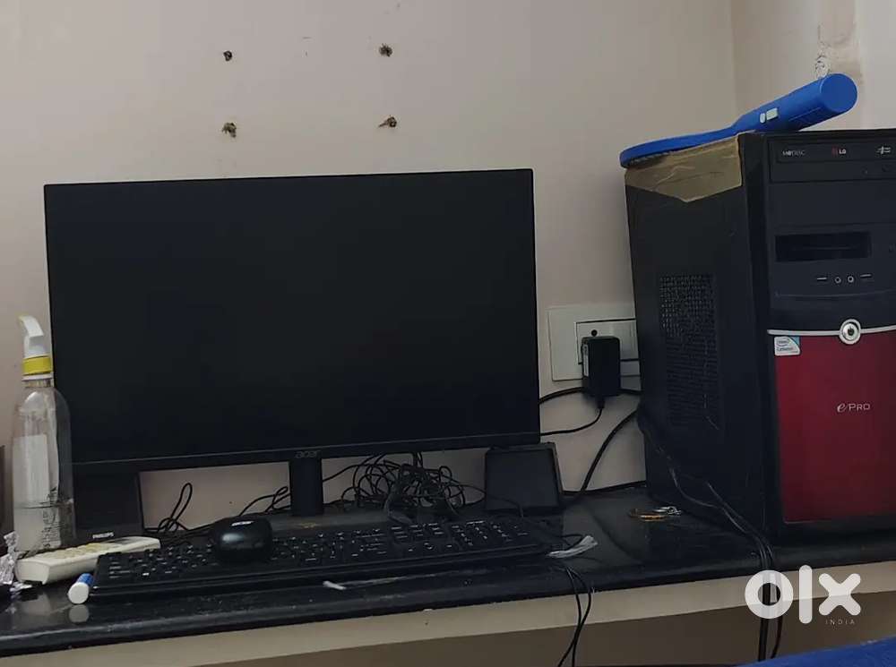 CPU, Monitor, keyboard