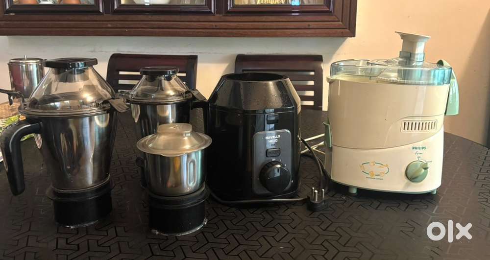Havells 1000W Mixer Grinder & Philips 500W Juicer