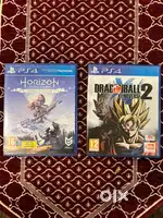 Horizon Zero Dawn and DBZ Xenoverse 2 PS4