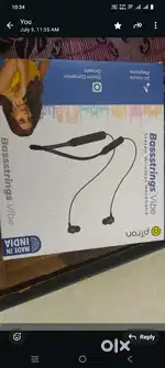 Bassstrings vibe stereo wireless neckband @ptron company