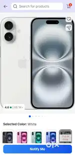 Iphone 16 White 128
