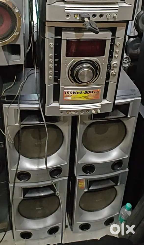 Sony MHC GNV111D 7900 Watt with Cassette, DVD, AUX, FM fully working