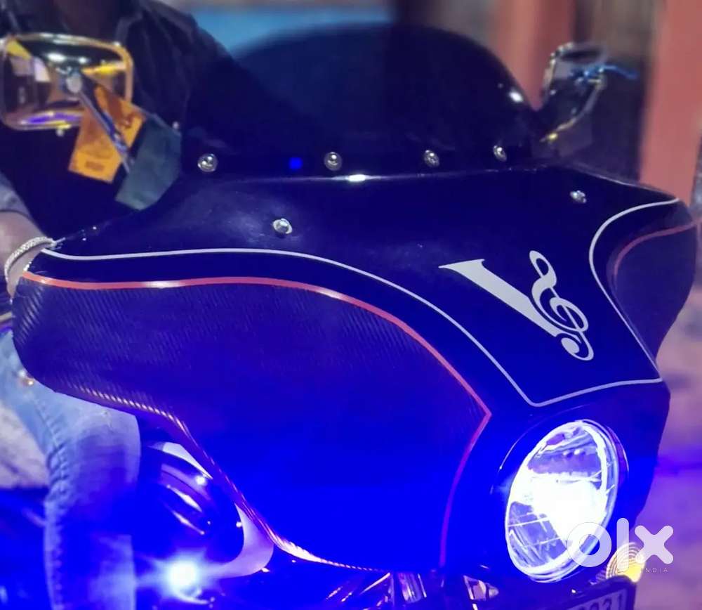 Harley Davidson head with headlight.. Universal bike