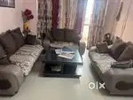 7 seater sofa.  3 + 2 + 2. With centre table