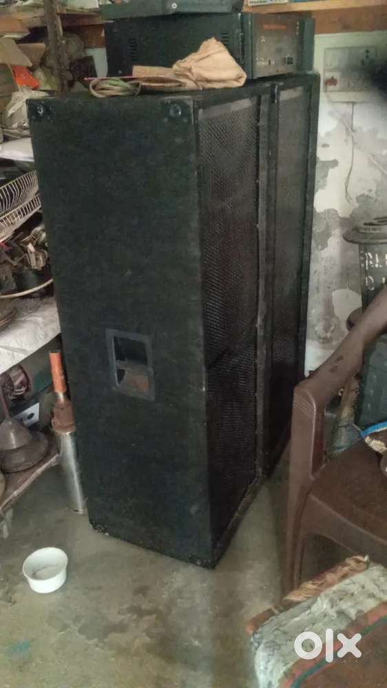 Dj setup 2 box 15 inch  1 mashin  1000 watt