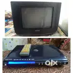 SAMSUNG TV with Oscar DVD Player