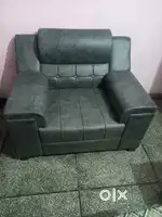 2 month old- Leather look Sofa Set