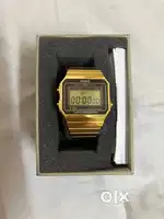 Brand new CASIO Vintage A700WG-9ADF Gold Difital Dial D198