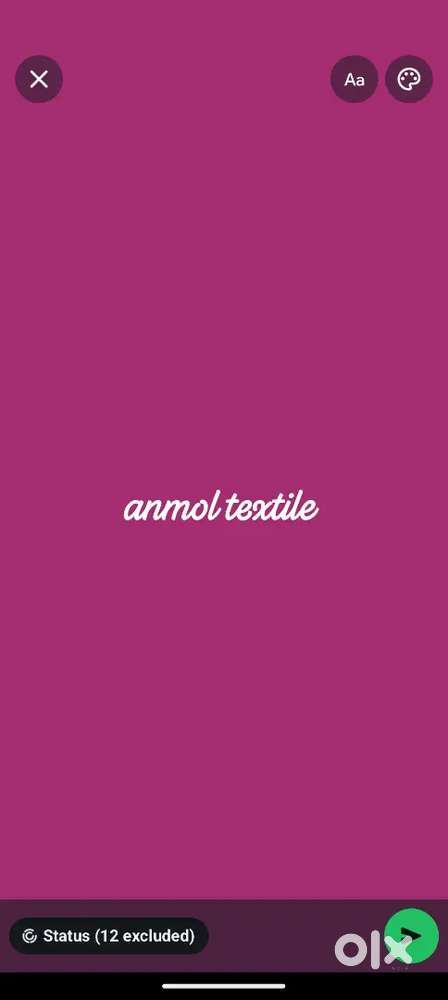 Anmol Textile Office shop available for rent at 1st floor