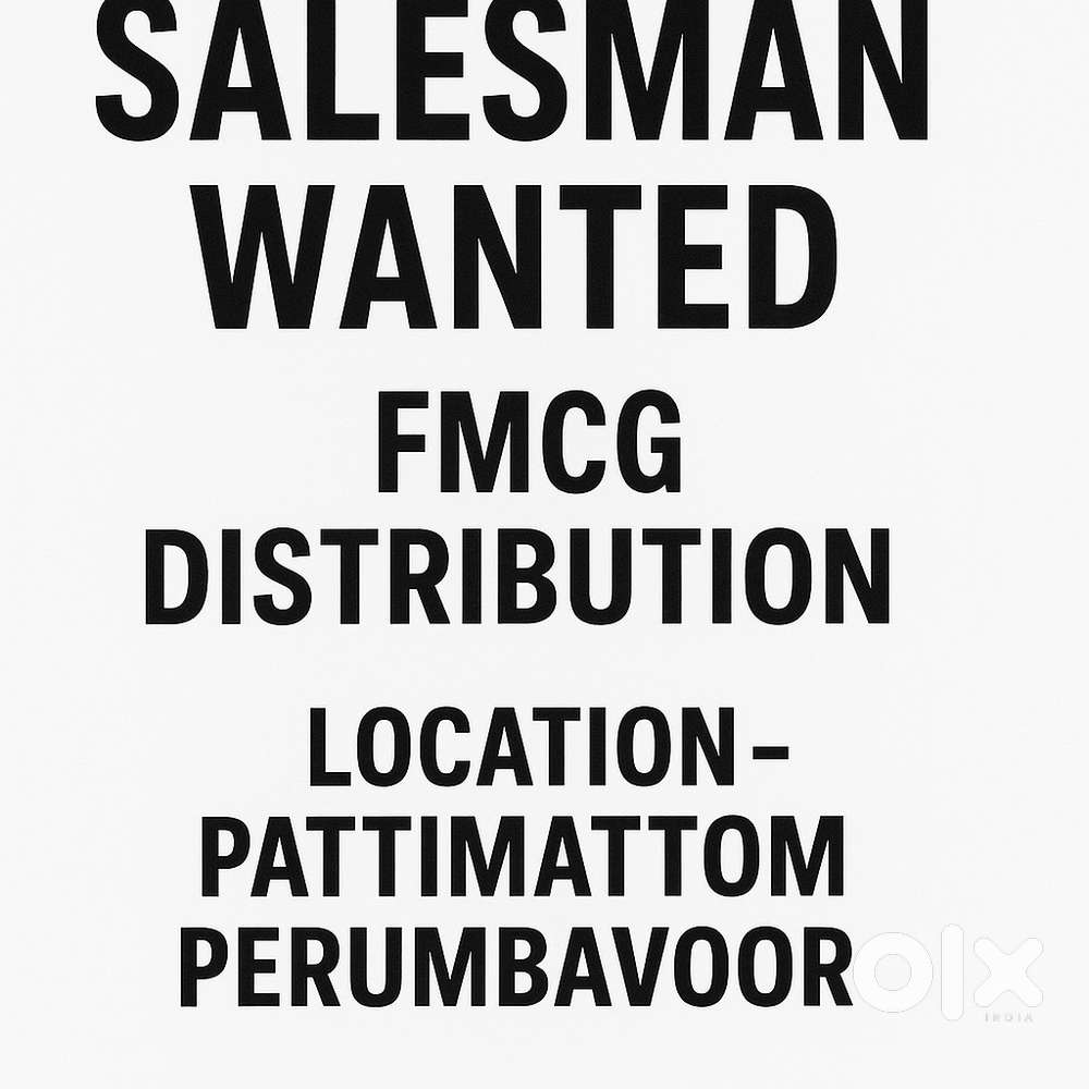 Salesman wanted