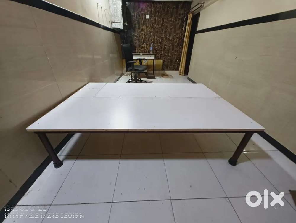 New Single Bed (Chauki Style) – Strong Metal Frame + Durable Ply