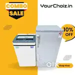 @& €\¥9 Haier gray 5star S/D&Panasonic T/L washing machine@yourchoiz