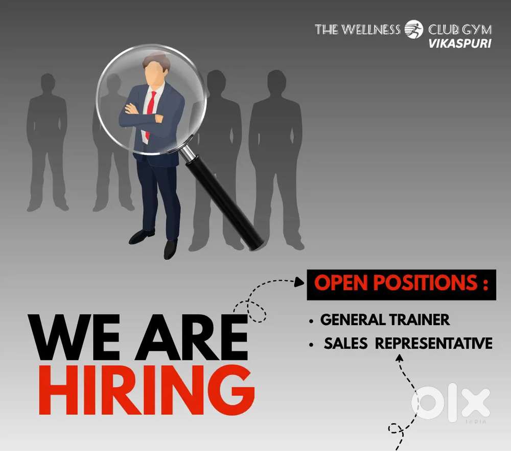 Looking for sales representative, tele caller for gym in vikaspuri