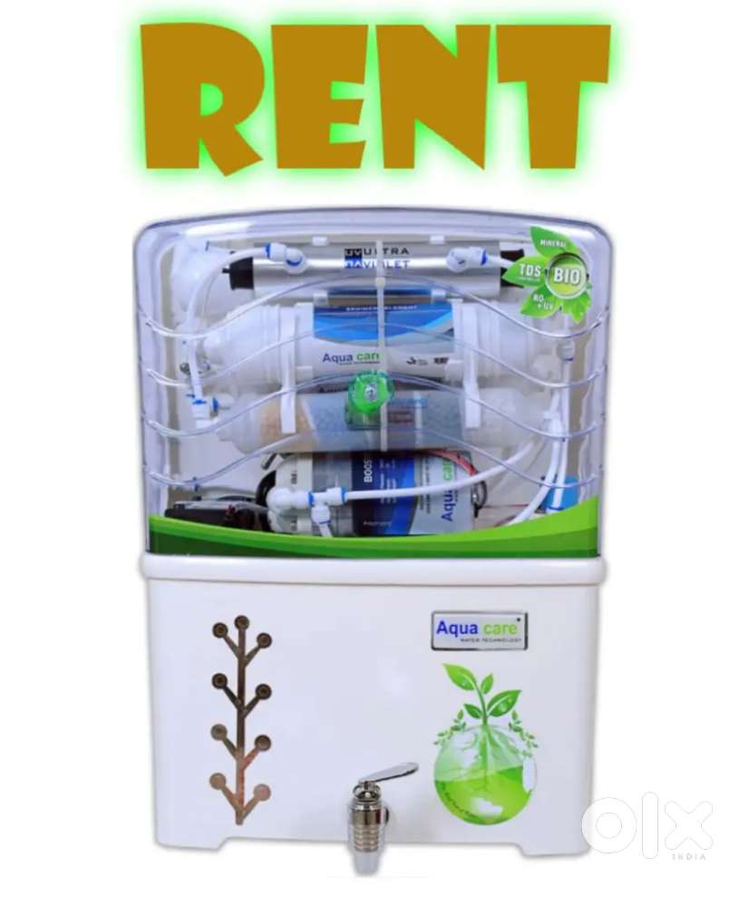 Water purifier available on rent