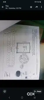 Notary plot for sale  at Airport road bidar