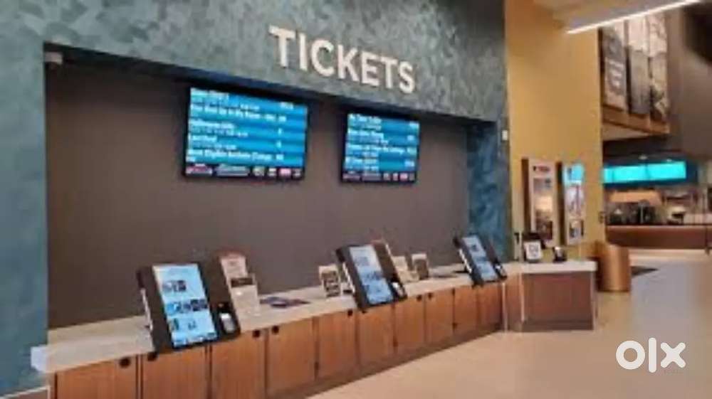 Wanted male/ female counter staffs inside mall theatre