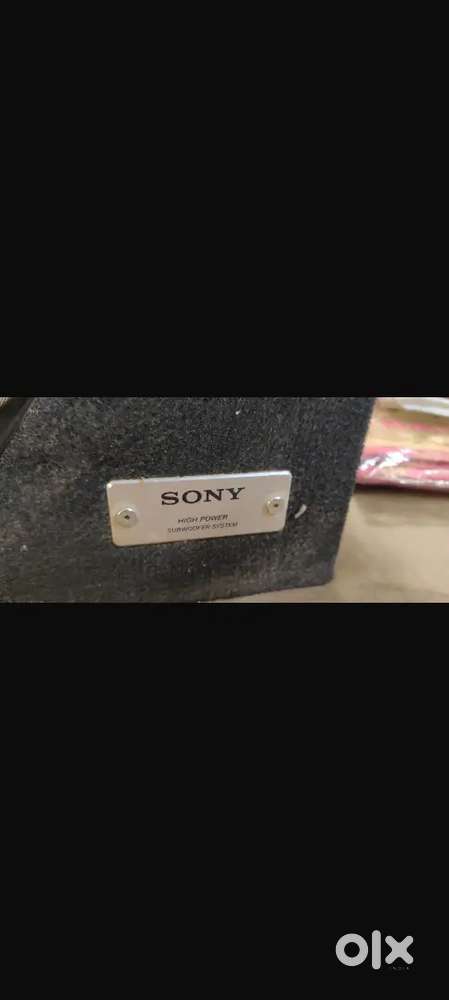 Sony XPLOD Power Amplifier (XR-ZM6042) & High Power Sub Woofer System