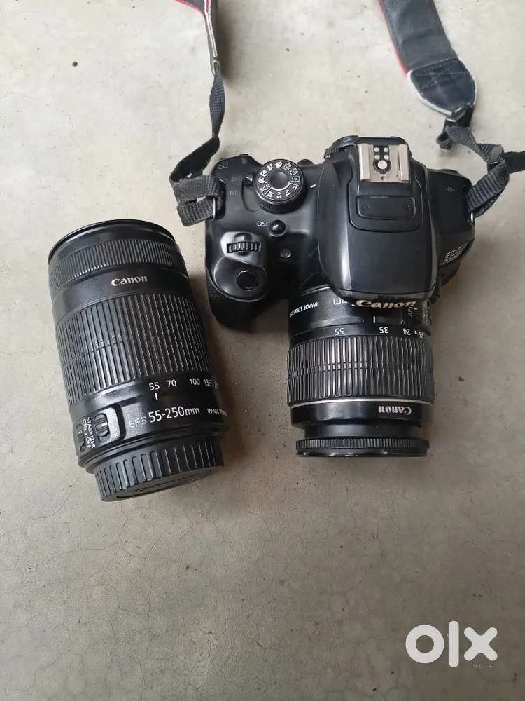 Canon 700d DSLR camera and panasonic mdh2
