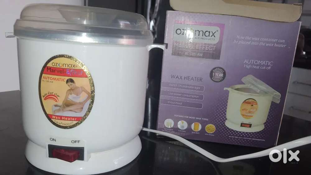 Marvel Wax heater BL-185-AW and honey bee dark chocolate wax